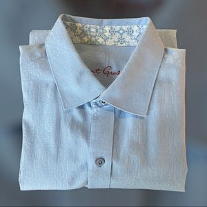 NWOT Mens Robert Graham Flip Cuff Button Shirt 2XL